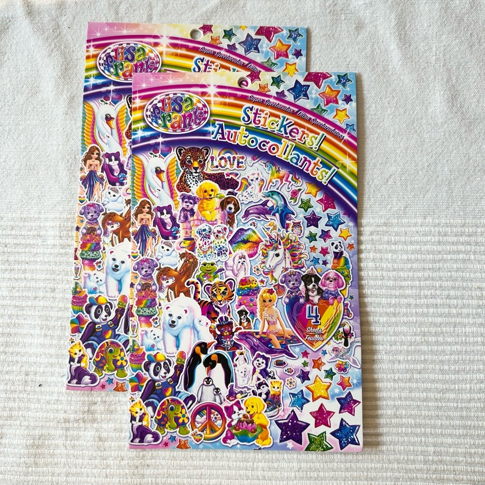Lisa Frank Sticker Books - Picture 2 of 9